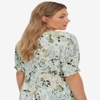 Button Front Crinkle Tunic image number null