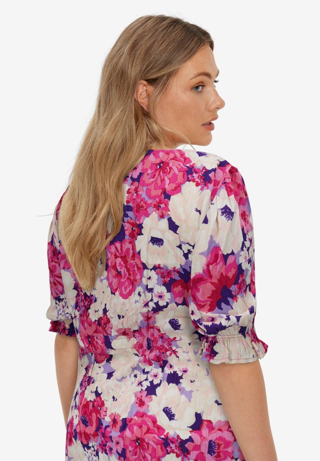 Button Front Crinkle Tunic image number 1