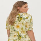 Button Front Crinkle Tunic image number null