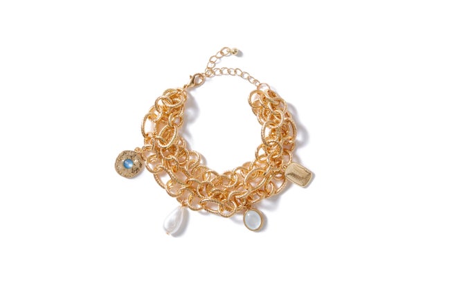 Three-Chain Charm Bracelet. image number 1