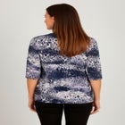 Stretch Knit Pleated Tunic image number null