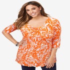 Stretch Knit Pleated Tunic image number null