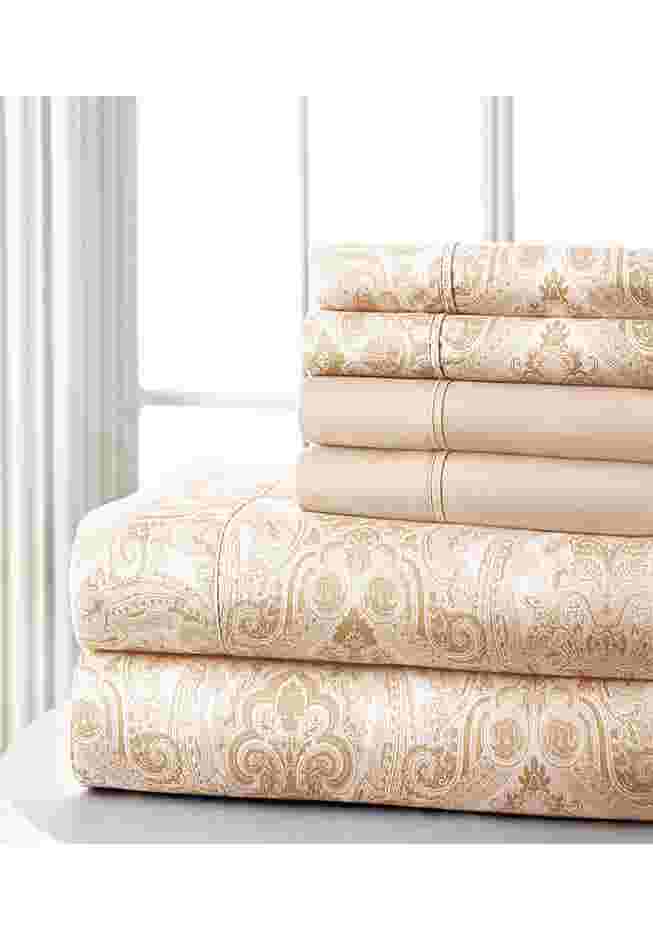 6-PC Paisley Sheet Set image number 0