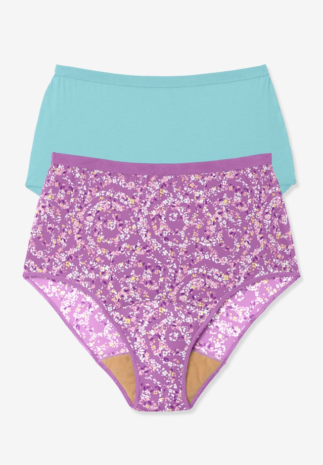 Cotton Incontinence Brief 2-Pack image number 0