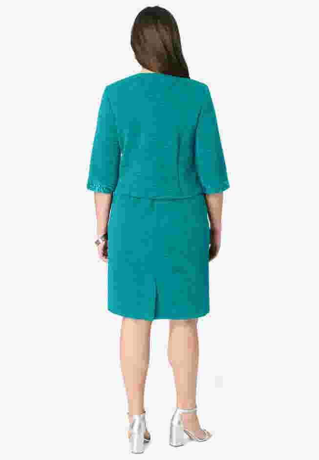 Sheath Dress and Lace Jacket Set image number 1