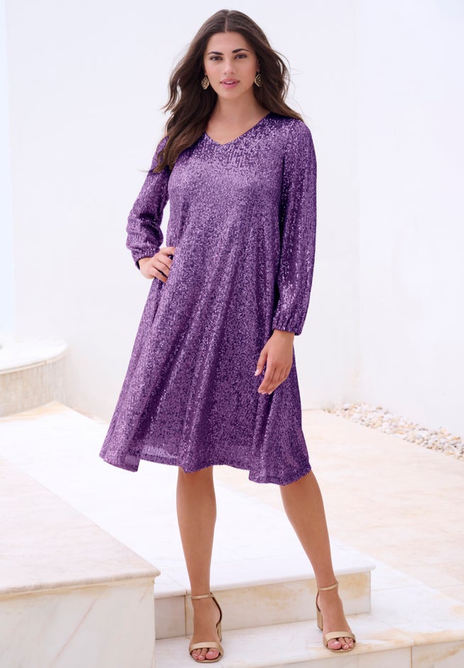 Sequin Swing Dress image number 0