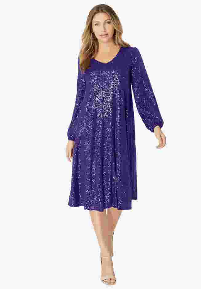 Sequin Swing Dress image number 0