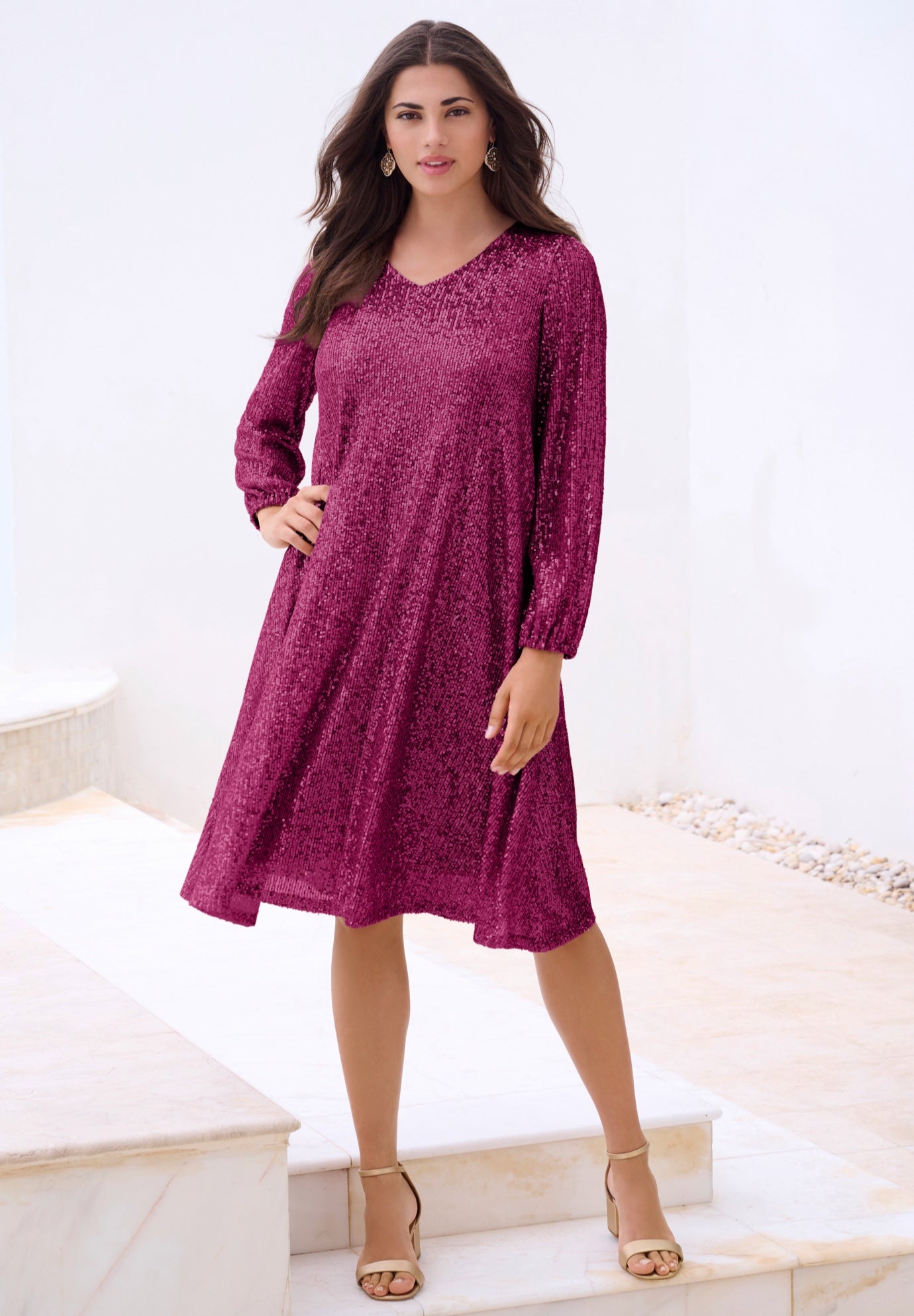 Sequin Swing Dress image number 0