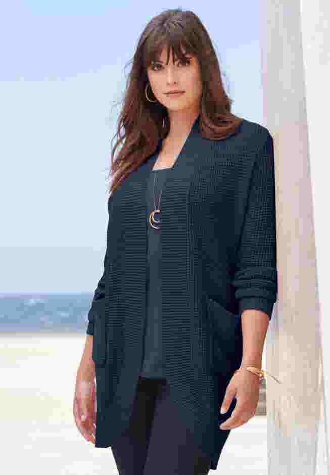 Waffle Cardigan image number 1