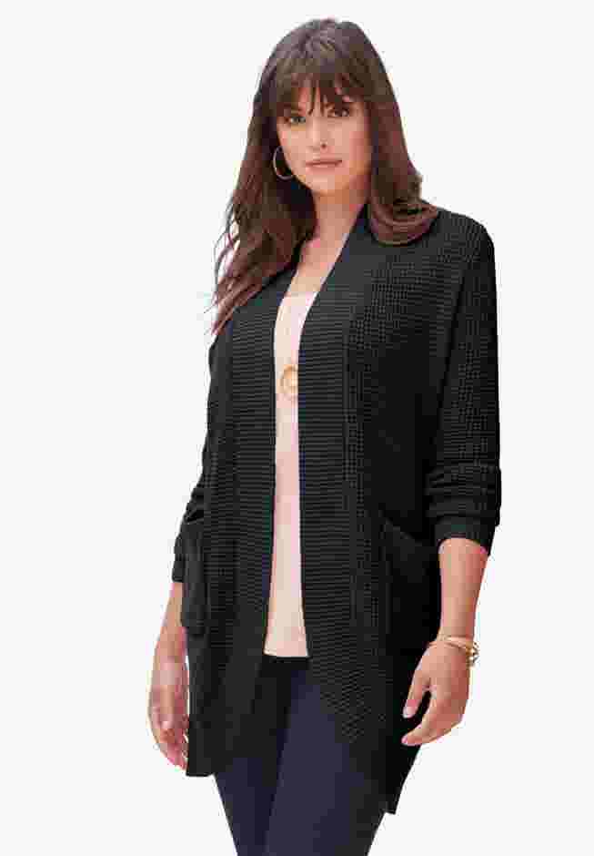 Waffle Cardigan image number 0