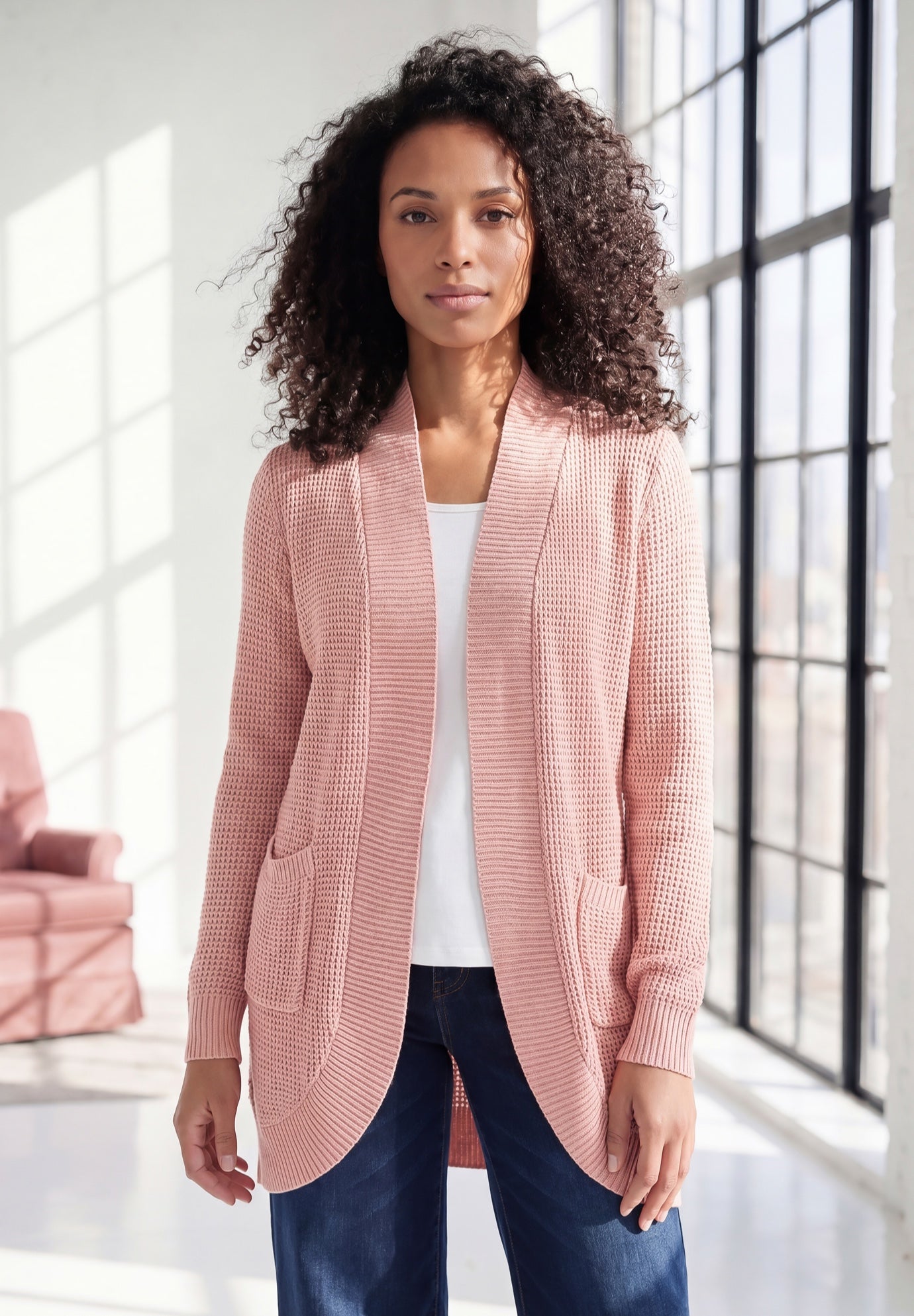 Waffle Cardigan image number 0
