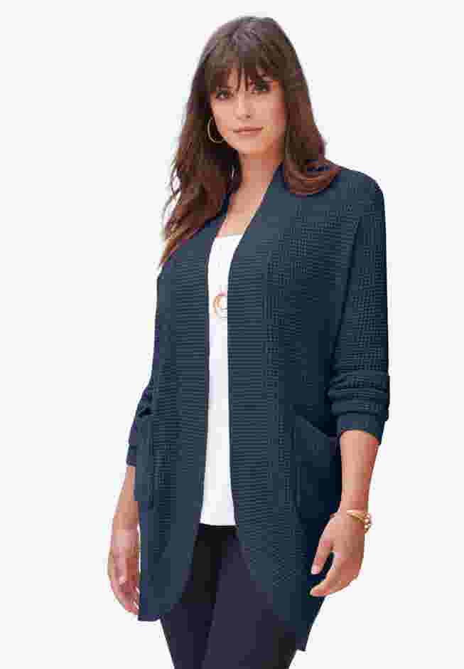 Waffle Cardigan image number 0