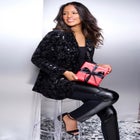 Plus Size Sequin Embroidered Blazer image number null