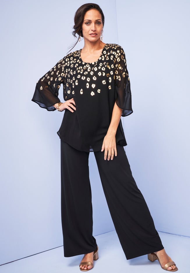 Georgette Flutter Top image number 4