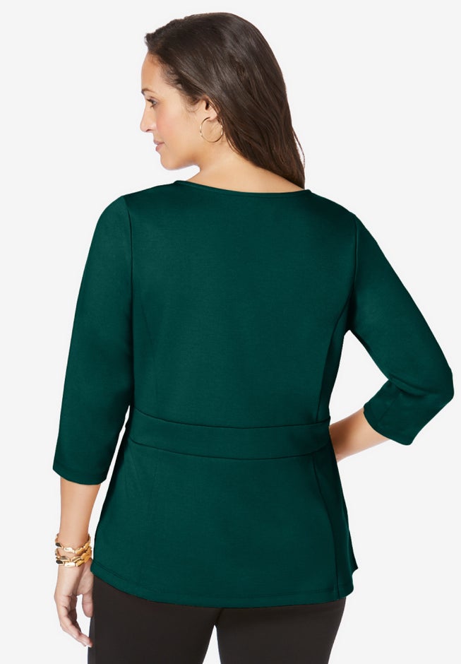 Ponte Belted Top image number null