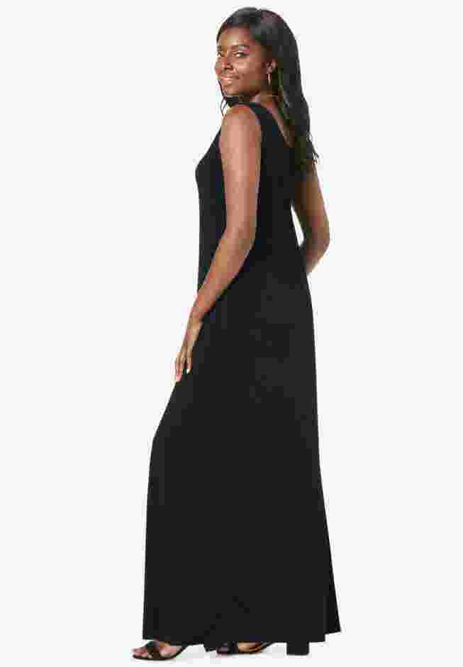 Stretch Knit Tank Maxi Dress image number 2