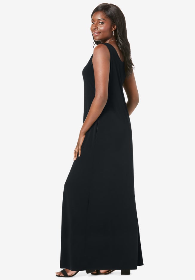 Stretch Knit Tank Maxi Dress image number 2