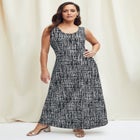 Stretch Knit Tank Maxi Dress image number null