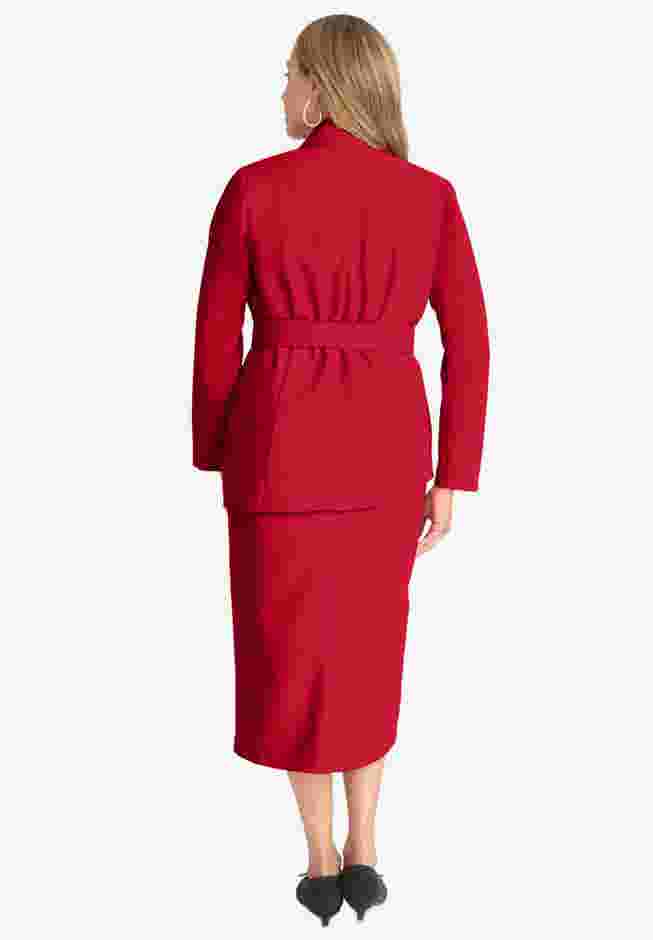 Belted Skirt Suit image number 1