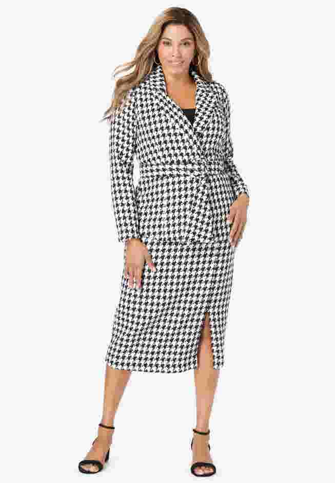 Belted Skirt Suit image number 0