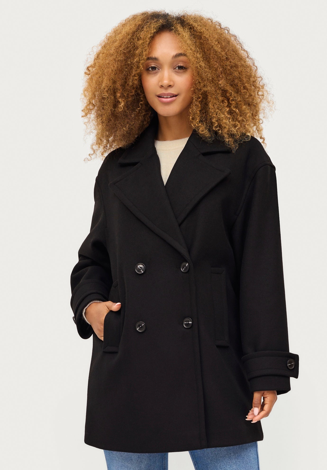 Double Breasted Peacoat image number 0