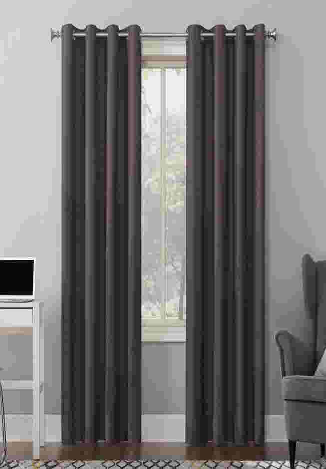 Cameron Texture Grommet Window Panel image number 0