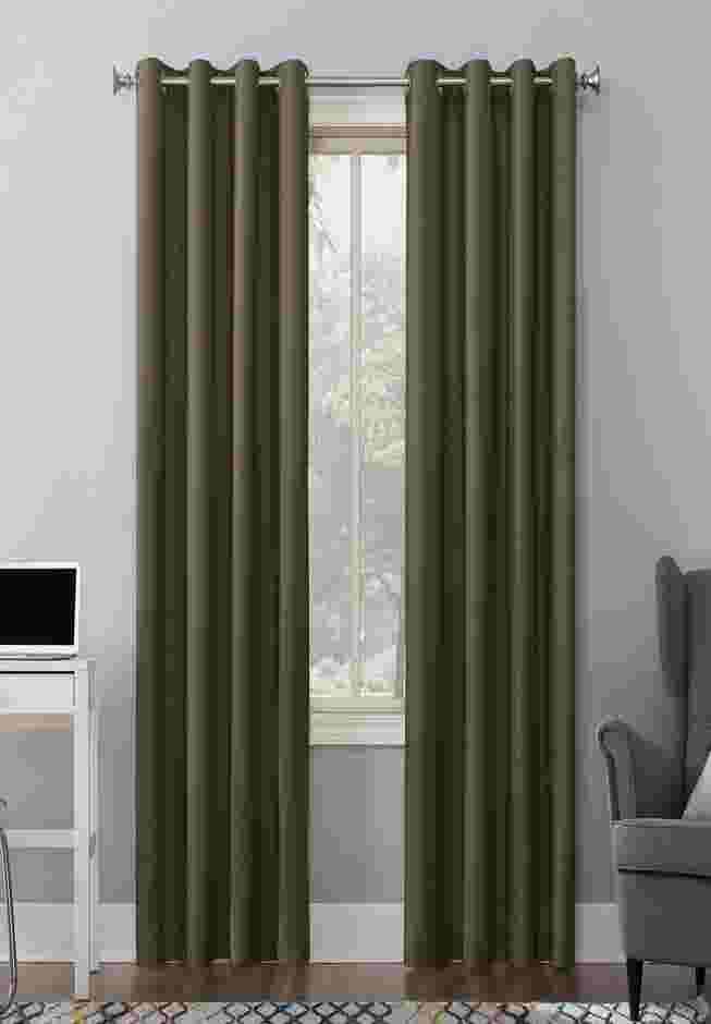Cameron Texture Grommet Window Panel image number 0