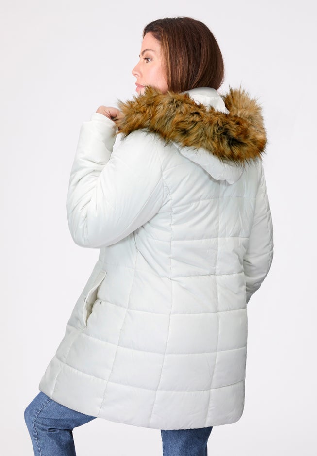 Plus Size Classic Length Puffer Coat image number 1