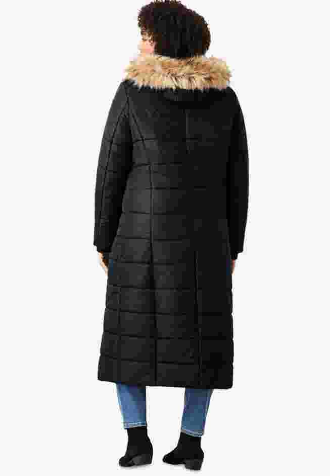 Maxi Length Quilted Puffer Jacket image number 2