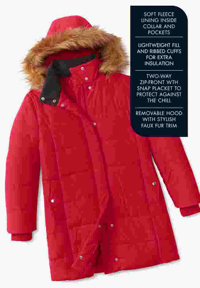 Maxi Length Quilted Puffer Jacket image number 4