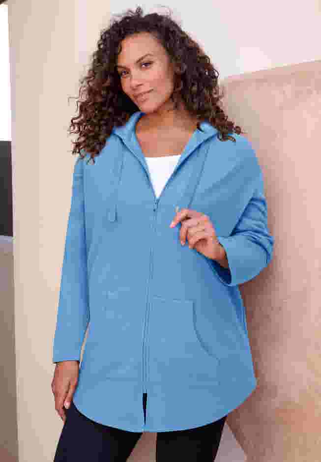 Fleece Zip Hoodie Sweatshirt image number 0