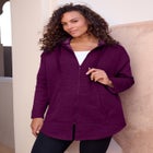 Fleece Zip Hoodie Sweatshirt image number null