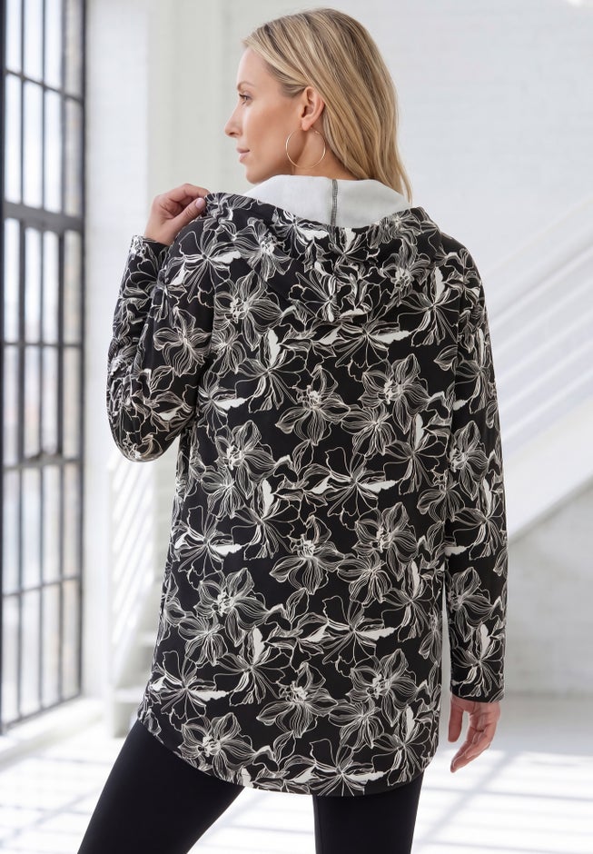 Fleece Zip Hoodie Sweatshirt image number 1
