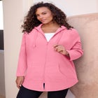 Fleece Zip Hoodie Sweatshirt image number null