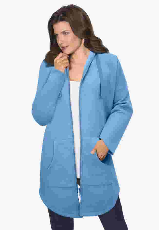 Fleece Zip Hoodie Sweatshirt image number 1