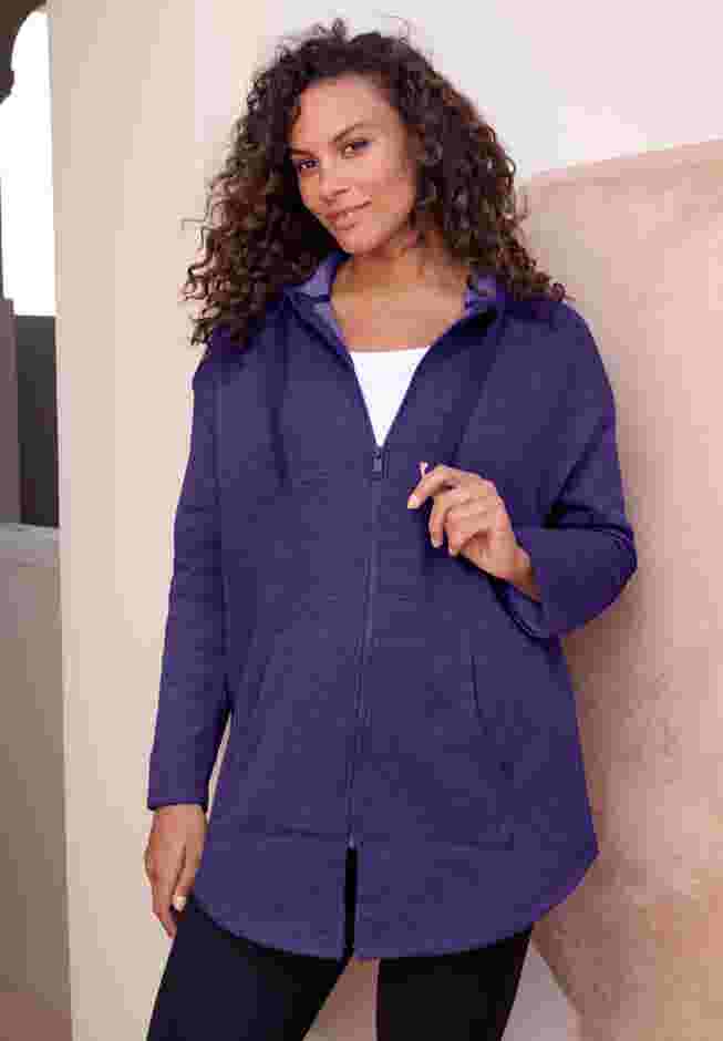 Fleece Zip Hoodie Sweatshirt image number 0