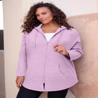 Fleece Zip Hoodie Sweatshirt image number null