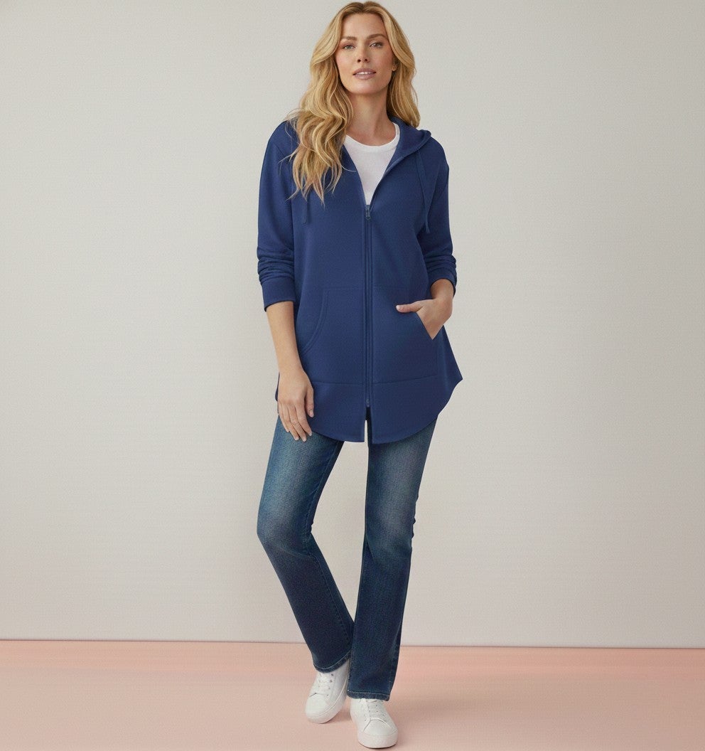 Fleece Zip Hoodie Sweatshirt image number 0