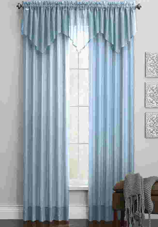 BH Studio Sheer Voile Ascot Valance image number 4