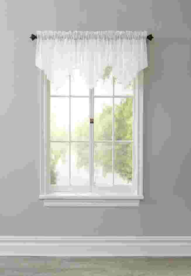 BH Studio Sheer Voile Ascot Valance image number 0