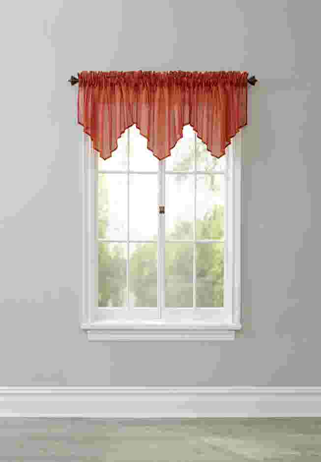 BH Studio Sheer Voile Ascot Valance image number 0