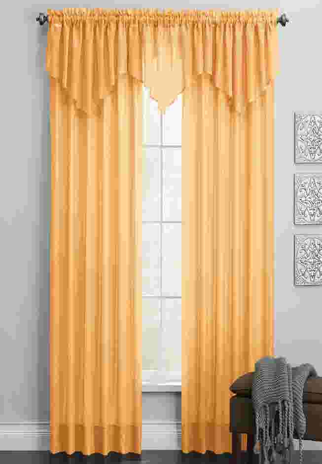 BH Studio Sheer Voile Ascot Valance image number 0