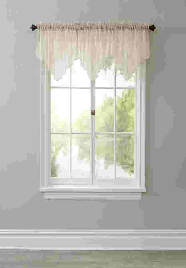 BH Studio Sheer Voile Ascot Valance image number 0