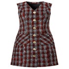 Sleeveless Tweed Dress image number null
