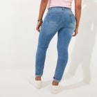 Stretch Denim Slim Straight Jeans image number null