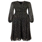 Starry Georgette Midi Dress image number null