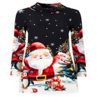 Stretch Knit Santa Tunic image number null