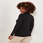 Stretch Knit Turtleneck Tee image number null