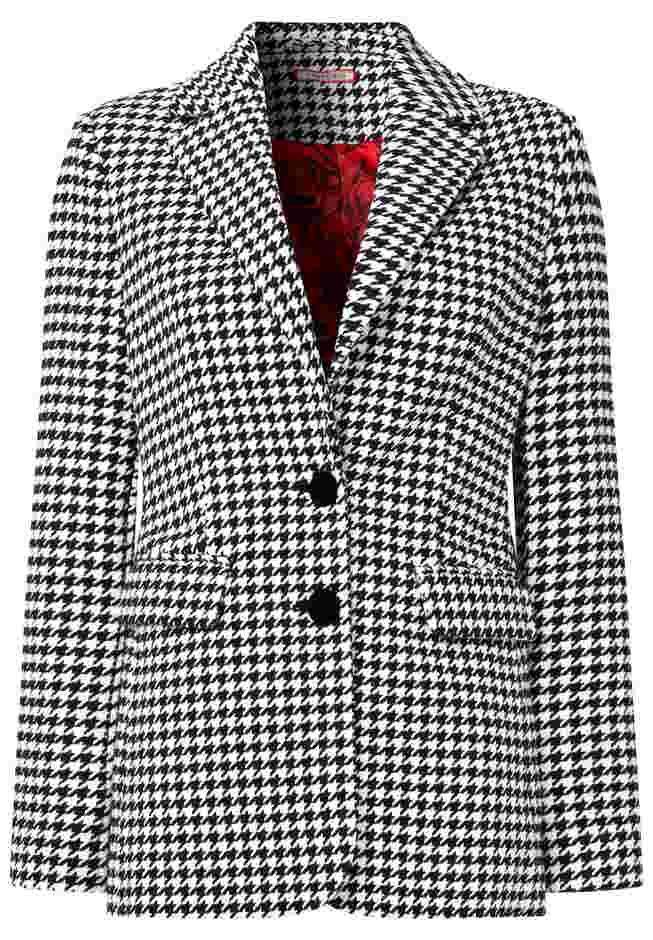Double Breasted Notch Lapel Blazer image number 1