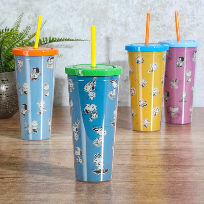 Set of 4 Snoopy and Pals Tumblers image number 1